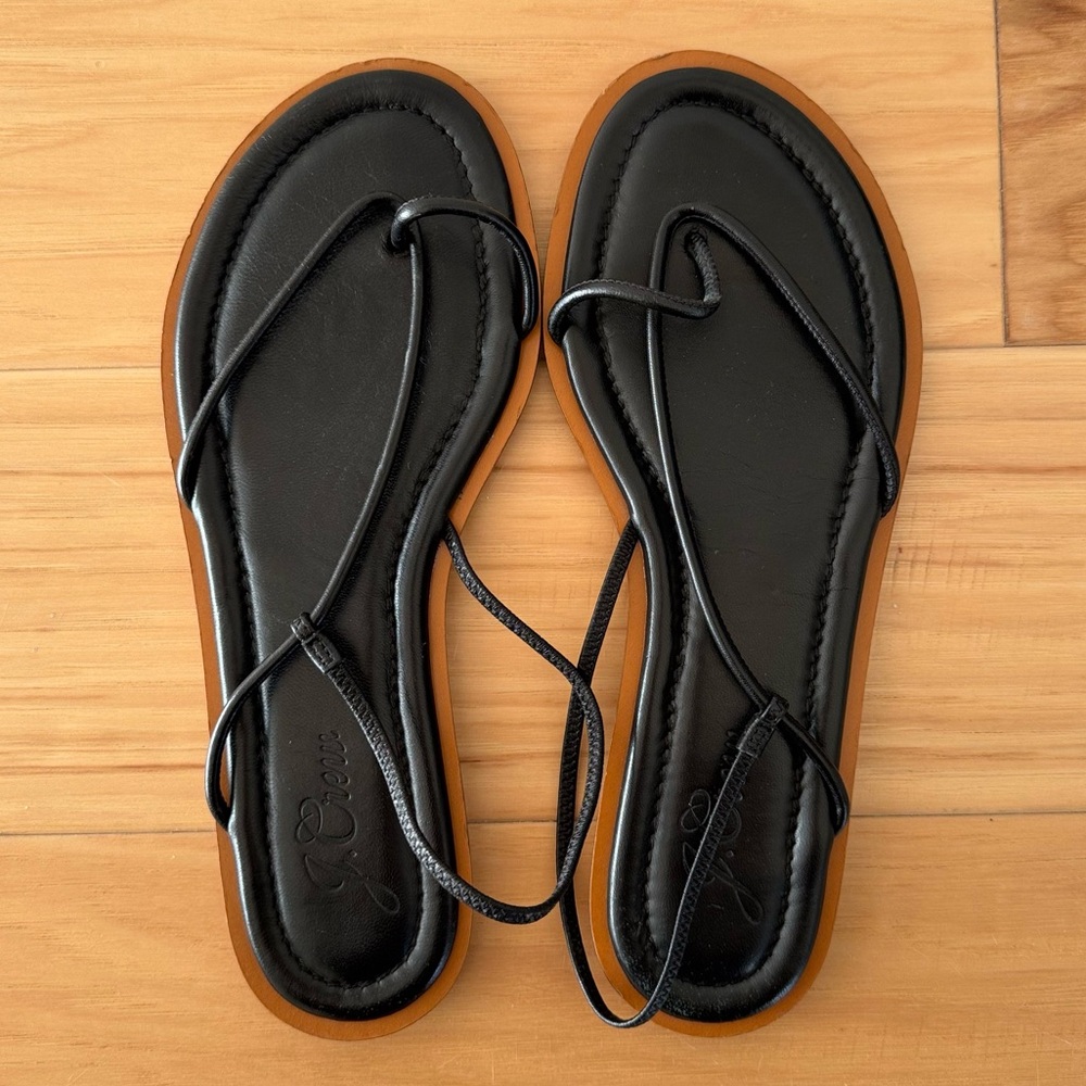 J.Crew Sorrento strappy leather sandals 8